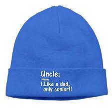 Acd Tv Funny Beanies Men Uncle Like A Dad Only Cooler Soft Hip Hop Royalblue Beanies Skull Cap All4hiking Com Funny Beanies Beanie Skull Cap