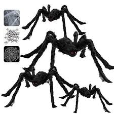 Araignee Halloween 4 Pcs Araignee Geante Poilue Aux Yeux Rouges 40g Toile D Araignee Extensible 20 Ara En 2020 Araignee Halloween Decoration Halloween Toile D Araignee