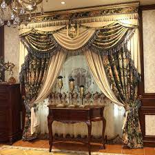 Chenille Material Window Coverings Curtains Are Luxurious Designed Luxury Curtains Window Coverings Victorian Curtains
