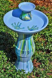 9 Adorable Unique Diy Bird Bath Ideas The Garden Glove Diy Bird Bath Bird Bath Gardening For Kids