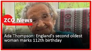 Ada Thompson: England's second oldest woman marks 112th birthday