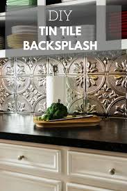 How To Install A Tin Tile Backsplash Tin Tile Backsplash Diy Backsplash Diy Kitchen Backsplash