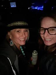 Terry Picciotti and I danced the night away at Dave Matthew's Band in  Denver, CO. There was sun, rain & stars