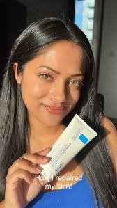 Ok I haven't done a skincare routine vid in so long so here is what I am  currently using and SHE HAS SIMPLIFIED. I am using a gentle cleanser + the  @larocheposayaunz