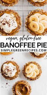 Vegan Banoffee Pie Simple Green Recipes Recipe In 2020 Banoffee Pie Vegan Banoffee Pie Banoffee Pie Recipe
