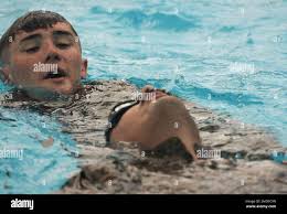 Marine corps instructor of water survival hi-res stock photography and  images