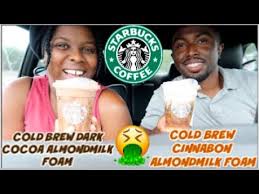 How to choose the best milk frother for almond milk? Starbucks New Cold Brews W Cinnamon Almondmilk Dark Cocoa Almondmilk Foam Youtube