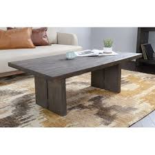 Gracie Oaks Ivar Solid Wood Sled Coffee Table Wayfair Coffee Table Rustic Living Room Design Rustic Living Room