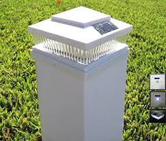 A vinyl fence can be a great option for your yard, but there are a few things you should know before trying to install one. Outdoor Yard Lights Home Garden 4 Pk White Solar Led Cap Light For 5 X5 Or 6 X6 Wood Pvc Vinyl Fence Post