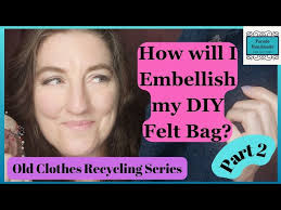 How to Embellish a DIY Felt Tote Bag