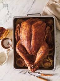 Dinde Aux Epices Et Au Miel Ricardo Recipe Turkey Spices Roasted Turkey Turkey