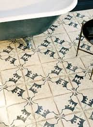 Patterned tile floors are super trendy and also super pricey. Casablanca Nassim Http Www Firedearth Com Tiles Range Casablanca Casablanca Nassim Tiles Patterned Floor Tiles Painted Floors
