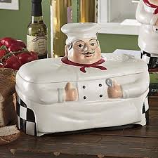 3pc Canister African American Black Chef Kitchen Decor Pin On Never Trust A Skinny Chef