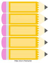 Includes solid colour, metallic, glitter and two types of blank pencils which children could decorate for their own label. Editable Pencil Labels By Polka Dots And Punctuation Tpt