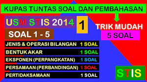 Check spelling or type a new query. Pembahasan Soal Usm Stis 2014 No 1 5 Youtube