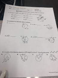 Arc length and areas of sectors lesson 8: Solved Name Date Per Unit 10 Crdes Quiz 10 2 Inscribe Chegg Com