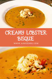 Creamy Lobster Bisque Cold Soup Recipes Blender Recipes Soup Lobster Bisque Recipe
