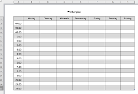 Drucke die liste einfach leer aus und trage deine passwörter von hand ein. Wochenplan Als Excel Vorlage Excel Vorlagen Fur Jeden Zweck Wochen Planer Excel Vorlage Wochenplan Vorlage
