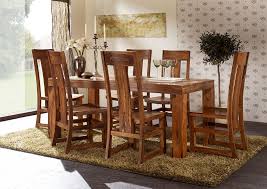 table cubus 150x90 et 6 chaises angel en palissandre meuble bois massif mobilier de salon et meuble bois