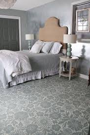 Goodbye Carpet Hello Stenciled Floor With Annie Sloan Chalk Paint Bedroom Flooring Home Stenciled Floor