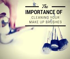 cleaning your makeup brushes