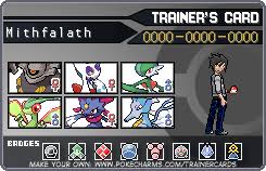 1) the pokémon you should have in your trainer card are those who mean the most to you and your experiences. Custom Cars Custom Pokemon Trainer Cards