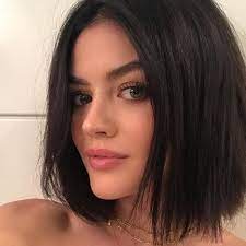 Lucy Hale Black Hair Short Hair Styles Short Dark Hair Lucy Hale Hair