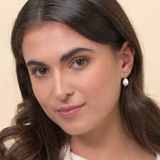 18K Gold Perle Tropfen Ohrringe, Barock Perle Ohrringe, Perle Tropfen  Ohrringe, Geschenk für sie