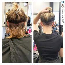 Shornnape Undercut Long Hair Hair Styles Thick Hair Styles