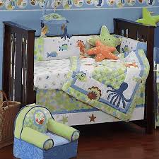 Lambs Ivy Bubbles 6 Piece Crib Bedding Set