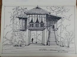 Sebuah lukisan 3d dibuat selama 'tiga jam hingga dua hari'. Warisan Dalam Lakaran Rumah Besar Di Kampung Belanja Parit Facebook