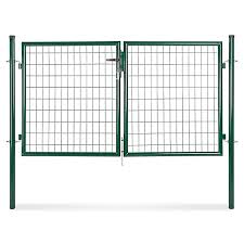 Portillon Double Pour Cloture Grillagee Vert 200 X H 100 Cm Castorama