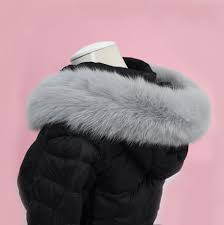 By Order Not Tail Real Gray Fox Fur Trim Hood Fur Collar Etsy In 2021 Fur Collars Fur Trim Fox Fur