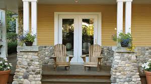 This particular design, the ascot, can be specified to extend right the way across the front of a house, and can also be designed to incorporate glazing and a front door. Entry Doors Front Doors Patio Doors