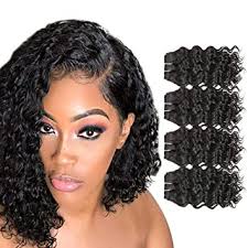 Before you wash your deep wave weave hair, remember to use your fingers to comb your hair smoothly to ensure that all strands flow freely as much as possible. Amazon Com Fashion Line Brazilian Body Wave Water Wave Deep Wave Funmi Human Hair Bundles Unprocessed Human Hair Natural Black 50g 8 8 8 8 Beauty Personal Care