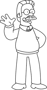 Simpsons Coloring Book Pages Coloring Page Coloring Home
