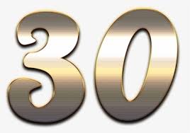 It is a pronic number. 30 Number Wooden Png Number 30 Transparent Background Png Download Kindpng