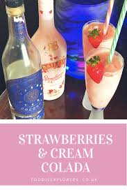 Recipe Strawberries Cream Colada Foodie Explorers Recipe In 2020 Strawberries And Cream Baileys Drinks Baileys Recipes Drinks