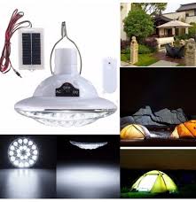 22 Led Solar Powered Yard Outdoor Hiking Tent Light Remote Control Camping Lamp