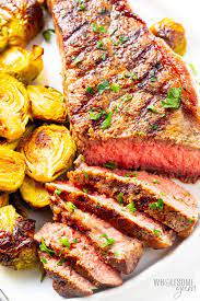 How To Cook New York Strip Steak In The Oven - Wholesome Yum