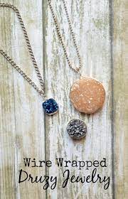 Wire Wrapped Druzy Jewelry Amy Latta Creations Accessories Diy Jewelry Wholesale Gold Jewelry Druzy Jewelry