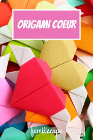 Origami En Forme De Cœur En 2020 Origami Coeur Origami Comment Faire Un Coeur
