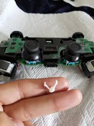 I have minecraft on my pc, and my cousin has it on ps4. Just Took Apart A Broken Ps4 Controller Whats This White Thing Used For And Where Does It Go Image R Ps4