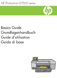 Sep 10, 2015 · hp photosmart 2570 est conçu pour l'impression de photos de la plus haute qualité. Hp Photosmart D7500 Series