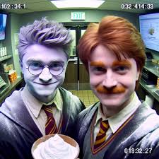 Harry Potter and the suspicious powder in a Burger King bathroom :  r/weirddalle
