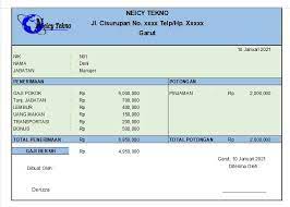 Mulai dari pengertian slip gaji, manfaat slip gaji, cara membuat membuat slip gaji dan contoh slip gaji karyawan. Cara Membuat Slip Gaji Di Excel Contoh Slip Gaji Karyawan Neicy Tekno