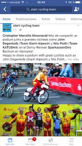 He was also qualified to start in the madison event but did not start. Cristopher Mansilla Cristophermansi Twitter