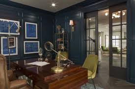Drew S Honeymoon House Get The Look Hollywood Regency Style Hello Lovely Blue Home Offices Honeymoon House Home