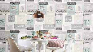Tapete Vlies Vintage Bistro Grau Rasch Deco Relief 518405 Tapeten Wandgestaltung Tapetenmuster