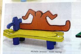 Pin Van Petra Rekman ǀ Creatieve Trai Op Op De Stoel Van De Kunstenaar Keith Haring Keith Stoelen